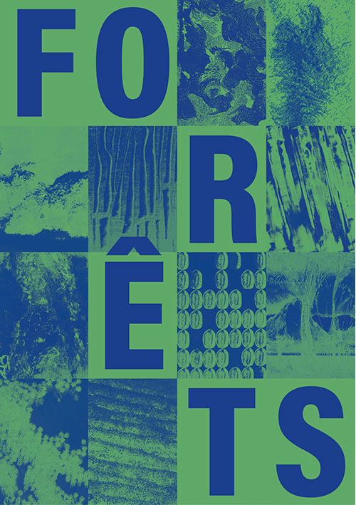 carton d'invitation à l'exposition "Forêts"