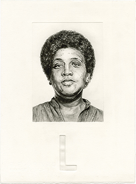 dessin d'Audre Lorde par Éric Fourmestraux; width=