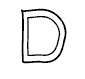 lettre D : lien vers les dessins en D