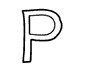 lettre P : lien vers les dessins en P