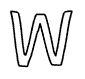 lettre W : lien vers les dessins en W
