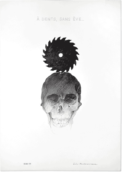 dessin d'Eric Fourmestraux "A dents, sans Eve"