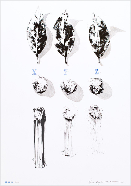 dessin d'Eric Fourmestraux "Alphabet de X à Z"