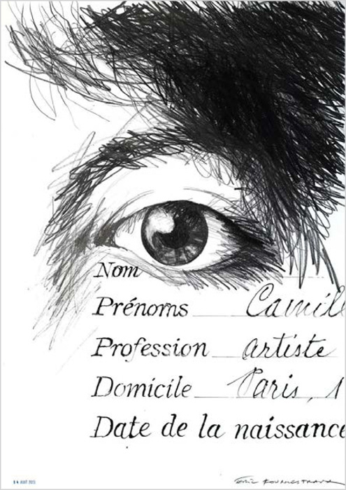 Vue du dessin d'Eric Fourmestraux "Camille Claudel" #3